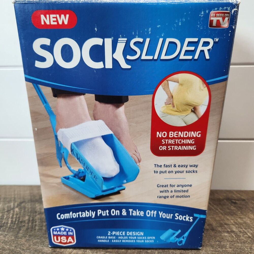 SOCK SLIDER As Seen On TV 2 PC DESIGN NEW